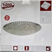 Nino Leuchten - Amalfi - glasmozaïek zilverkleurig - Plafondlamp - Led 10 watt