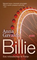 Boek 'Billie' met op de voorgrond de titel 'Billie'. De achtergrond toont een reuzenrad.