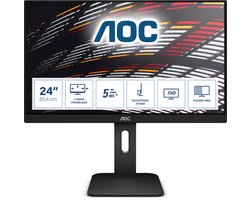 AOC 24P1 - Full HD IPS monitor - USB-hub - Verstelbaar - 24 inch