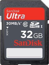 Ultra SDHC kaart 32GB van SanDisk (geheugenkaart)