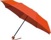 Bol.com miniMAX Windproof Paraplu - 100 cm - Opvouwbaar - Handopening - Oranje aanbieding