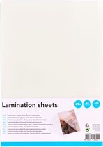 Lamineer papier - Transparant - Kunststof - A4 - 20 Stuks - Lamineren - Kantoor - School