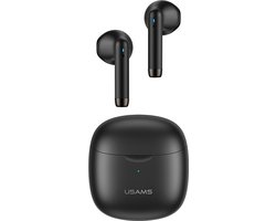Draadloze in-ear oordopjes - earbuds - USAMS IA04 - Bluetooth 5.0 - USB-C - Mini TWS draadloze koptelefoon met oplaadcase - Zwart