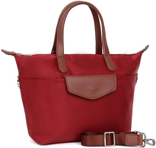 HEXAGONA Paris Sac à Main Femme Rouge Taille Unique