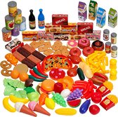 TWIDDLERS 150 Doen Alsof Keuken Speelgoed - 100% BPA Vrij Groenten en Fruit/Eten voor Kinderen