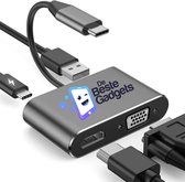 De Beste Gadgets Hub USB-C vers VGA / HDMI / USB 3.0 - USB-C vers HDMI - USB-C vers VGA et HDMI