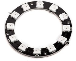 AZDelivery 5V RGB LED Ring WS2812B 12-Bit Neopixel 50mm compatibel met Arduino Inclusief E-Book!