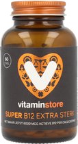 Vitaminstore - Super Vitamine B12 extra sterk - 60 zuigtabletten
