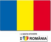 Roemeense vlag + 2 gratis stickers