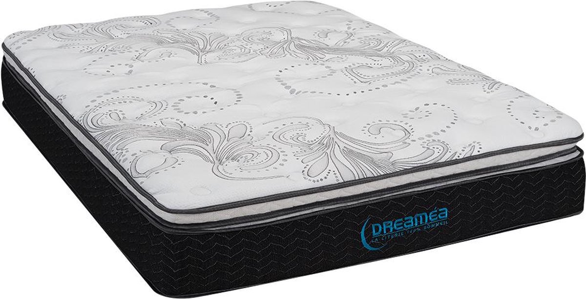 Vente-unique Hybride matras 180x 200cm met pocketveren en geïntegreerd topHybride matras dikte 30cm - GAMIANI van YSMÉE L 200 cm x H 30 cm x D 180 cm