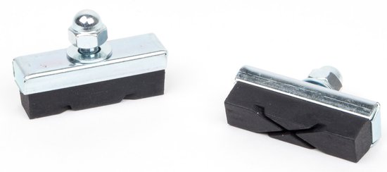 Elvedes Plaquettes de frein X-groove Squeeze brake 40 X 13 Mm Bl / argent 2 Pièces