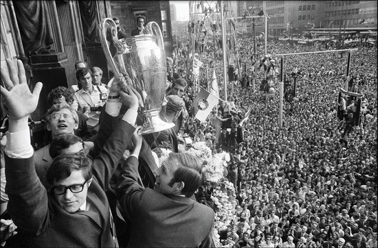 Walljar - Feyenoord supporters '70 IV - Zwart wit poster