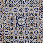 Marokkaanse wandtegel |geschikt voor binnen |waterbestendig|mozaiek|