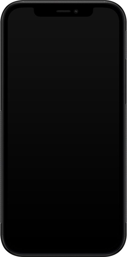 Coque iPhone 12 Pro en verre - Pois abstraits - Marron / beige - Hard Case Zwart - Coque arrière pour téléphone - Motif géométrique - Casimoda