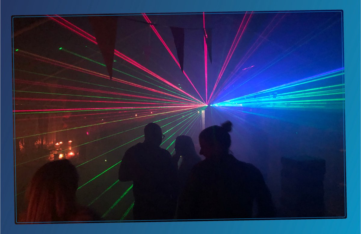 BeamZ Corvus Laser DJ RGB 