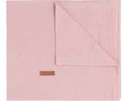 Baby's Only Ledikantdeken - Baby deken Breeze - Dekentje voor meisjes - 0.6 TOG - 100x135 cm - Oud Roze - 100% katoen