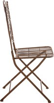 CLP Adelar Set van 2 Klapstoelen - Vouwstoel - Buiten - antiek bruin