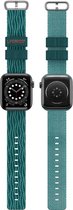 LifeProof Geschikt voor Apple Watch Bandje Nylon Aqua - Maat: 42 - 44 - 45mm