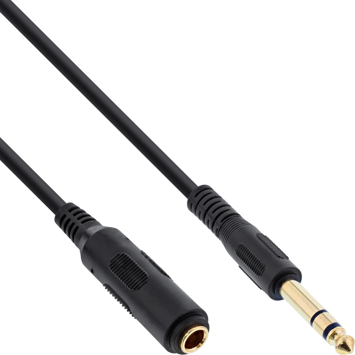 6,35mm Jack stereo audio verlengkabel / verguld - 3 meter