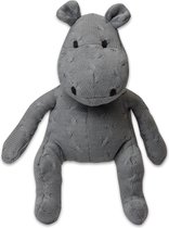 Baby's Only Knuffel nijlpaard Cable - Knuffeldier - Baby knuffel - Grijs - 35 cm - Baby cadeau