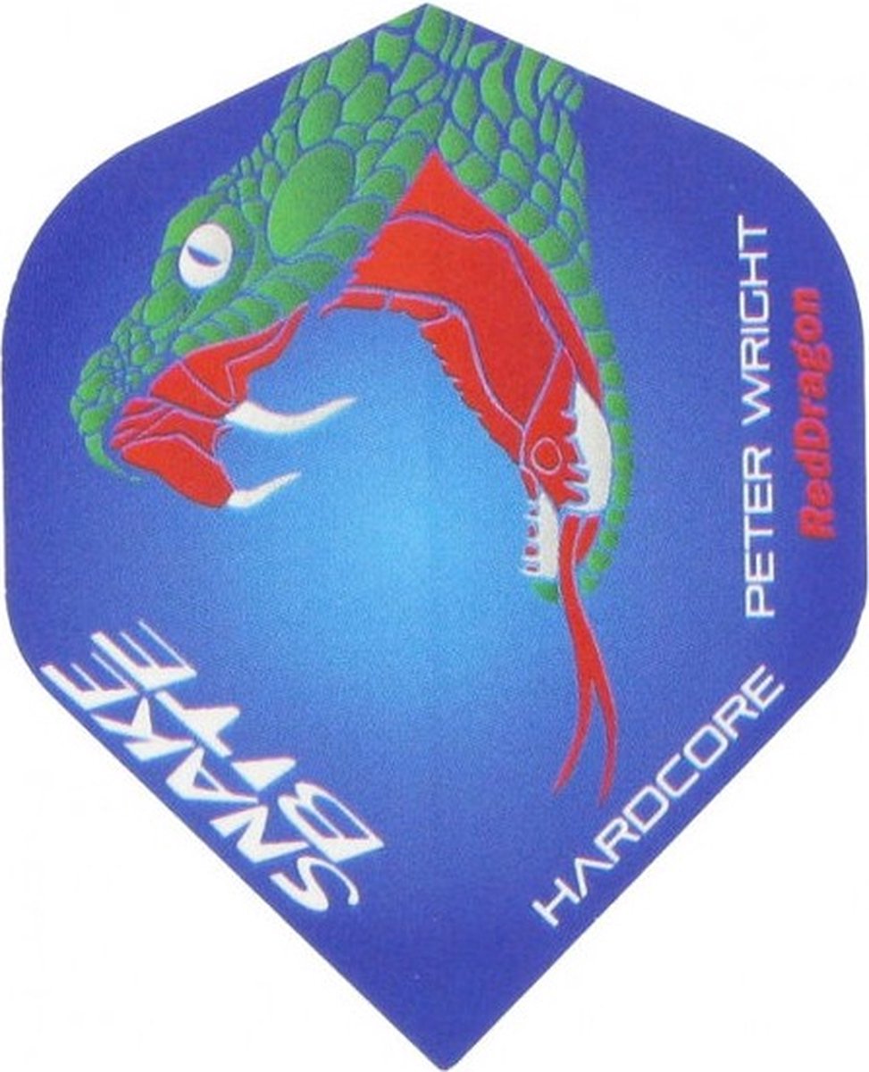 Reddragon Snakebite Hardcore Special Dart Flights - Snake Head Blue