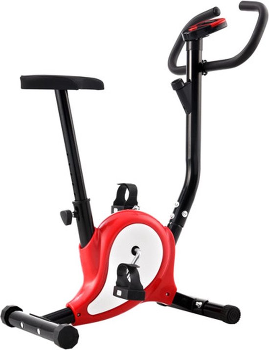 vidaXL - Hometrainer - met - bandweerstand - rood - vidaXL - €131,99
