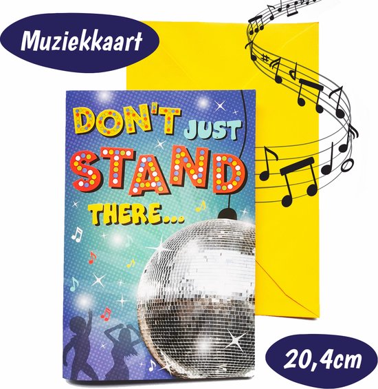 Muziekkaart Happy Happenings - Don't just stand There
