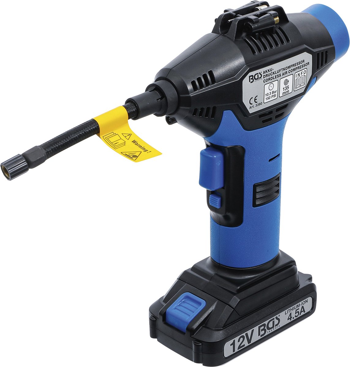 Bol.com BGS Persluchtcompressor met batterijvoeding aanbieding