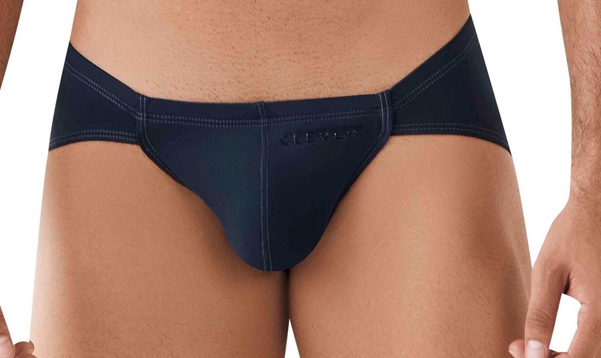 Clever Moda - Arawak Brief - Gladde stof - Sexy Heren Ondergoed - Grijs