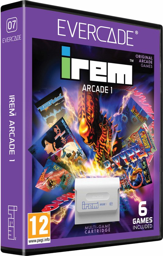 Evercade Irem Arcade Cartridge 1 6 games Games