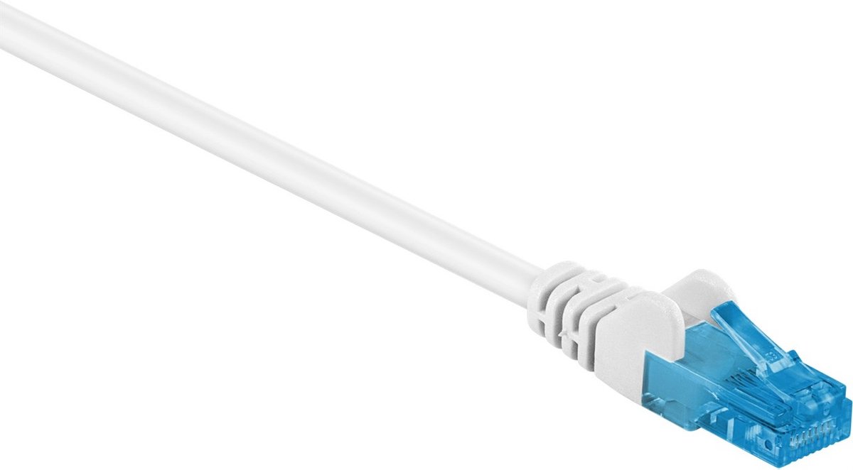 U/UTP CAT6a 10 Gigabit netwerkkabel / wit - LSZH - 20 meter
