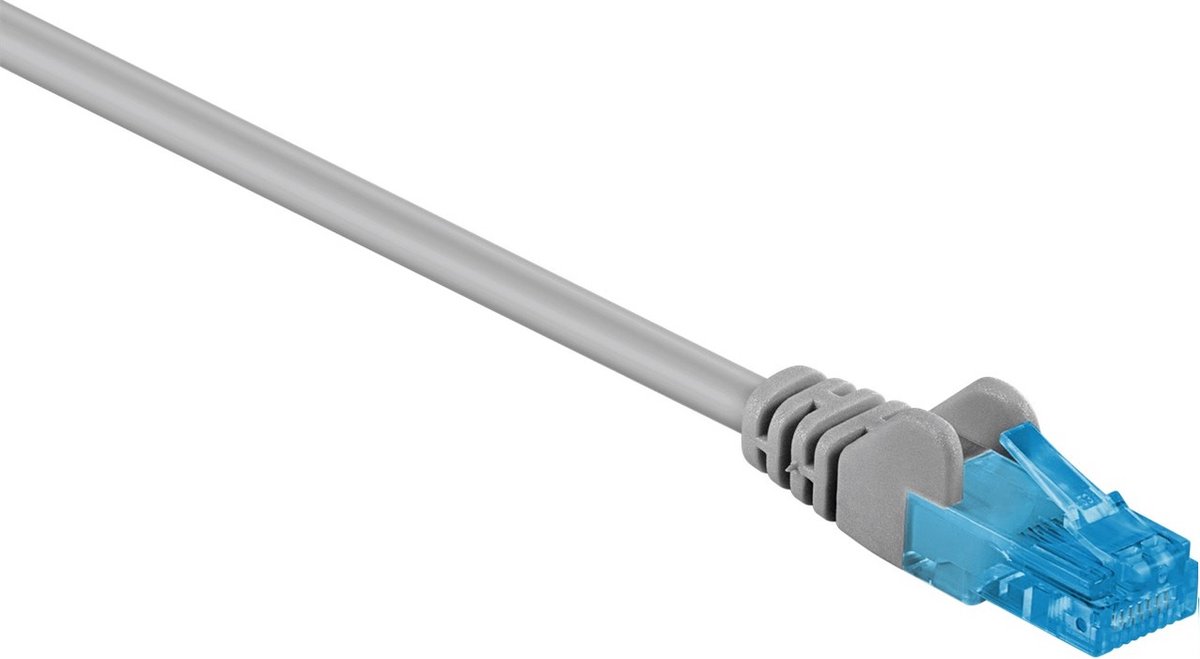 U/UTP CAT6a 10 Gigabit netwerkkabel / grijs - LSZH - 1 meter