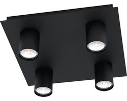 EGLO Valcasotto Plafondlamp - GU10 - 32 cm - Zwart