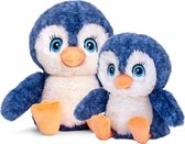 Pluche knuffel dieren pinguins familie setje 16 en 25 cm - 2 formaten schattige dieren