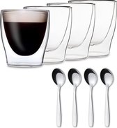 Theeglazen – thee glazen – set van theeglazen – premium kwaliteit – luxe glazen koffie thee