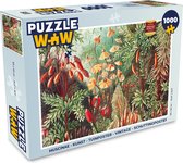 Puzzel Bloemen - Kunst - Vintage - Natuur - Botanisch - Legpuzzel - Puzzel 1000 stukjes volwassenen