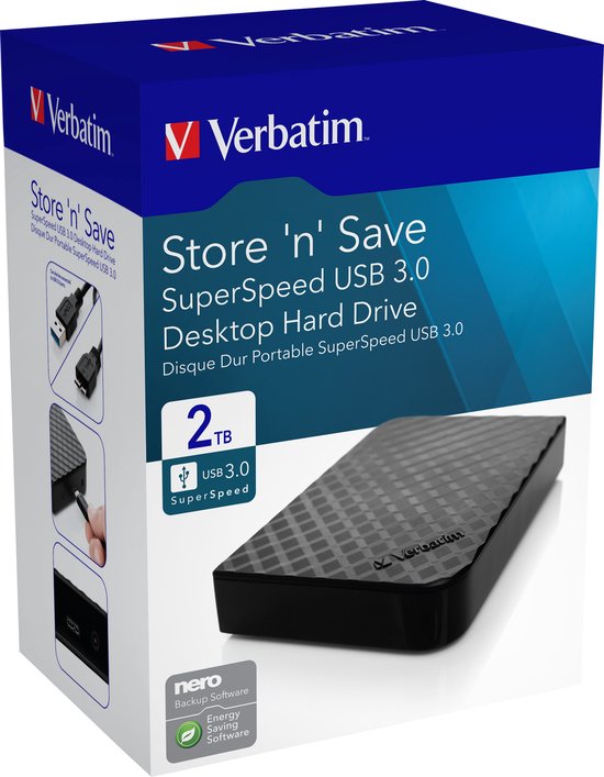 Verbatim Store n Save - Externe harde schijf - 2TB van Merkloos — afbeelding 5