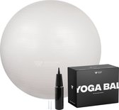 Rockerz Yoga bal inclusief pomp - Fitness bal - Zwangerschapsbal - 65 cm - Parelmoer