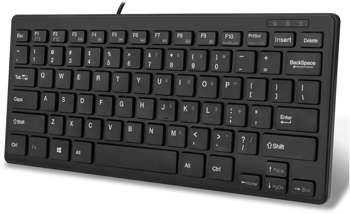 Adesso AKB-111UB Mini toetsenbord - Slimtouch - Compact USB toetsenbord