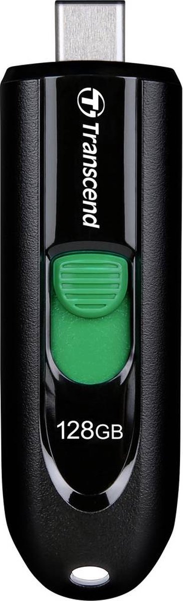 Transcend JetFlash 790C USB-stick 128 GB Zwart TS128GJF790C USB-C 3.2 Gen 1