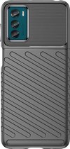 Motorola Moto G42 TPU Case hoesje - Just in Case - Effen Zwart - TPU (Zacht)