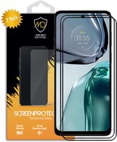 2-Pack Motorola Moto G62 screenprotectors - MobyDefend Screensaver Met Zwarte Randen - Gehard Glas - Glasplaatjes Geschikt Voor Motorola Moto G62