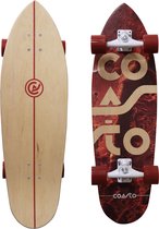 Coasto Nova 33.5" - Surfskate Board - 84x24 CM - Street / Pumptrack / Surf training - Esdoornhout - Geoptimaliseerde trucks - 82A wielen - ABEC 5 lagers