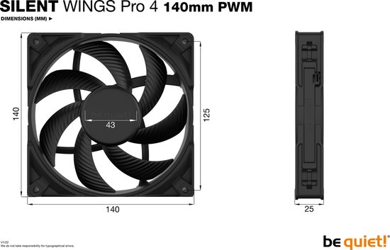 be quiet Silent Wings Pro 4 (Black) (2/8)