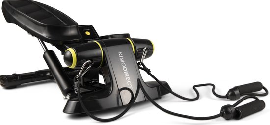 HOMCOM Stepper Fitness Swing Stepper mit LCD-Schirm und Handgriff (Hometrainer für Zuhause, 1