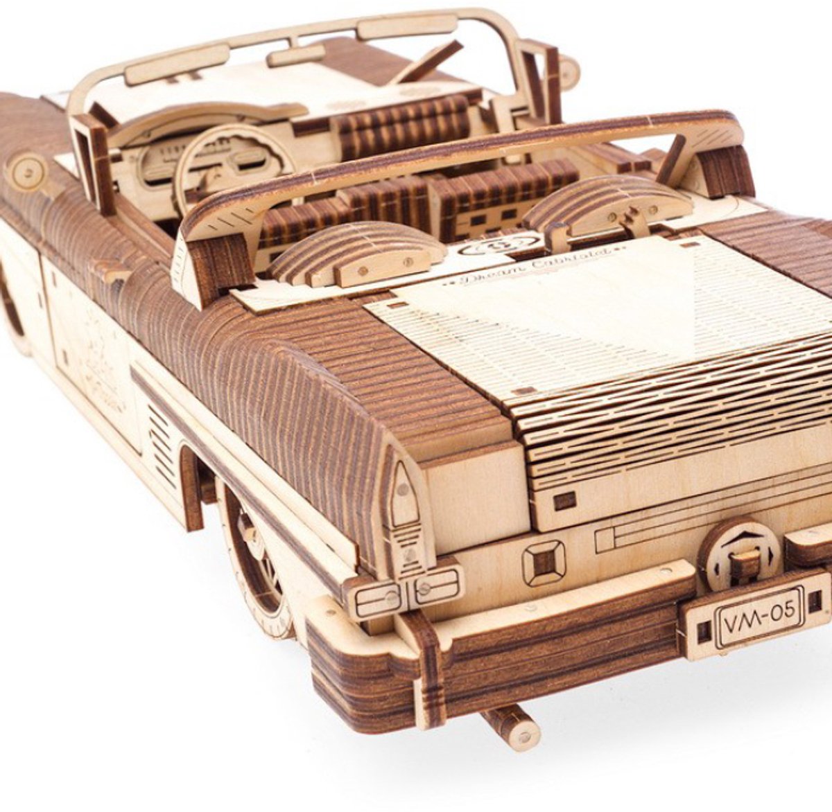 UGEARS Houten 3D Model - Droomcabriolet VM-05 — afbeelding 16