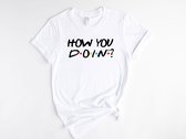 Lykke  How you doin Joey Tv show T shirt | Friends | Unisex T-shirt | Heren – Dames | Wit | Maat XL