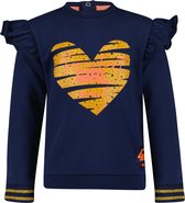 4PRESIDENT Sweater meisjes - Pageant Blue - Maat 92 - Meisjes trui