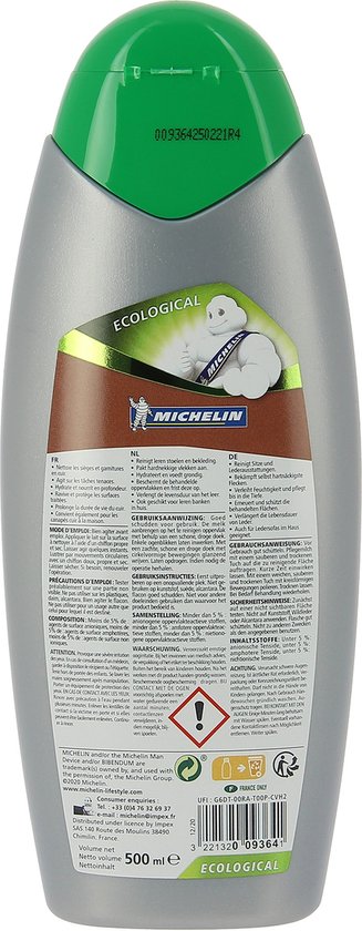 Michelin Eco Leerreiniger - voor auto en meubels - 500ml - Michelin