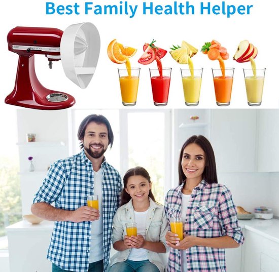 Citruspersopzetstuk compatibel met alle KitchenAid-mixers en Cuisinart van KitchenAid — afbeelding 3